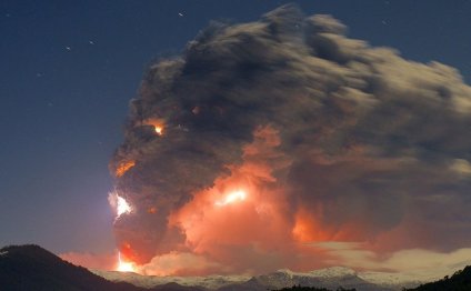 Вулкан Извержение Видео